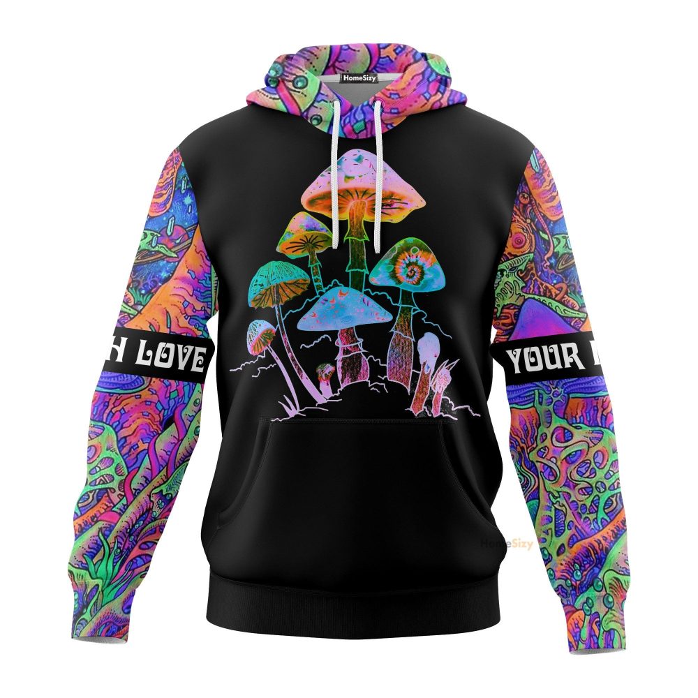 Personalized Custom Name Stay Trippy Little Hippie 3D Hoodie Qt209549Hf