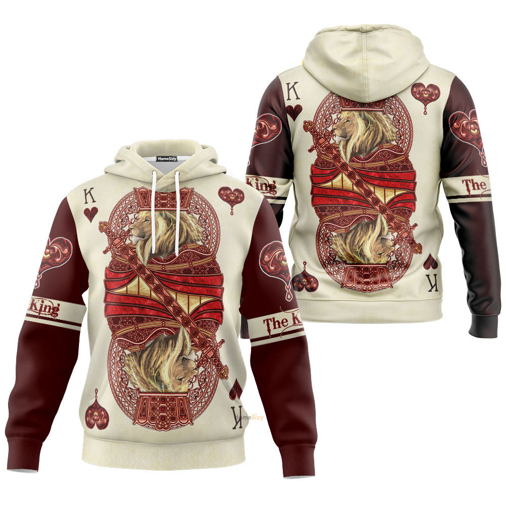 King Hearts Lion Poker - Cosplay Costume 3D Hoodie Qt209193 - Image 3