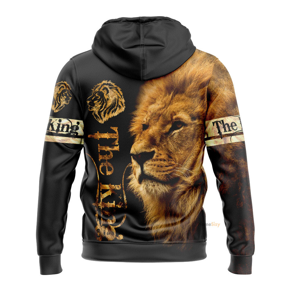 King Lion All Over Hoodie 3D Qt212035Hf - Image 2