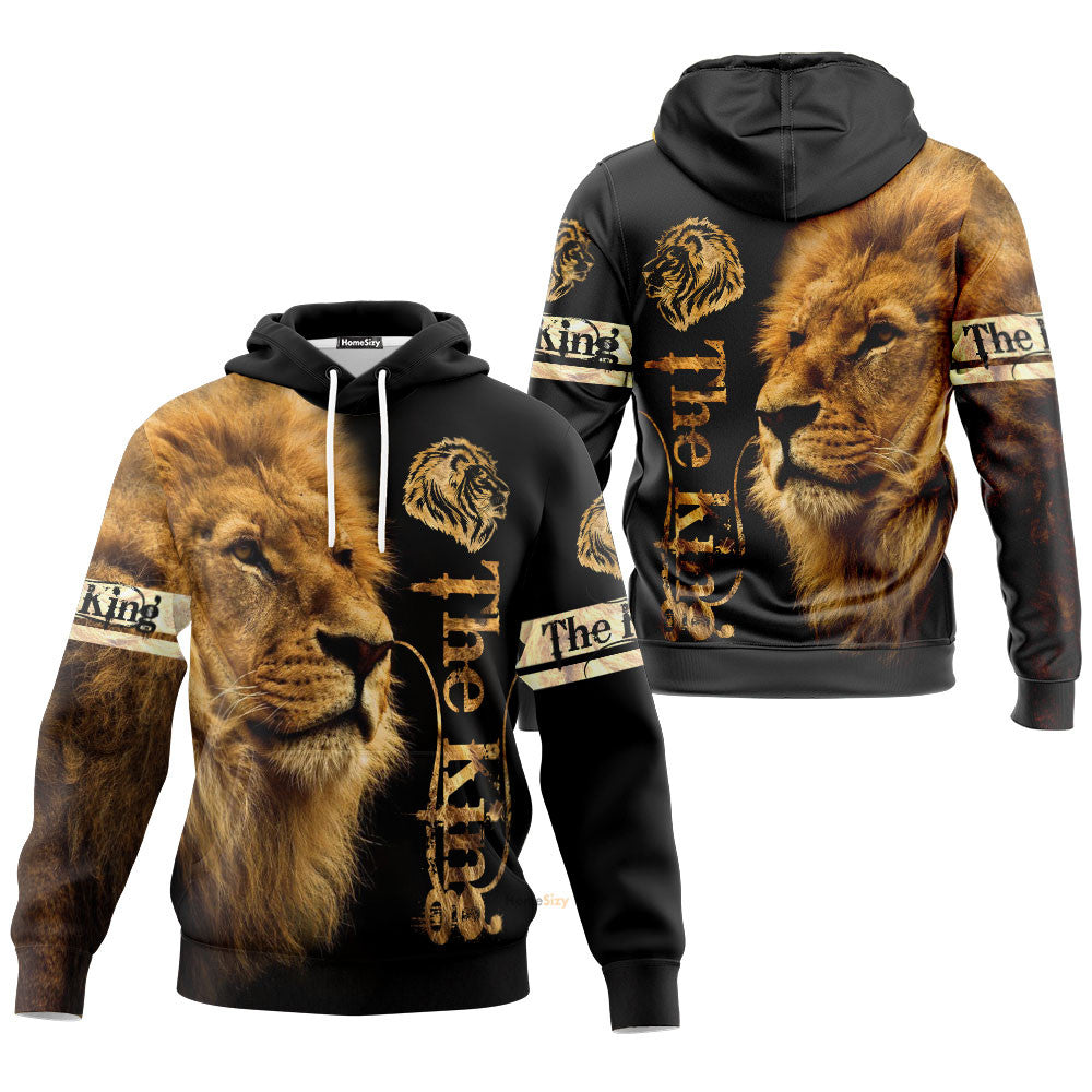 King Lion All Over Hoodie 3D Qt212035Hf - Image 3