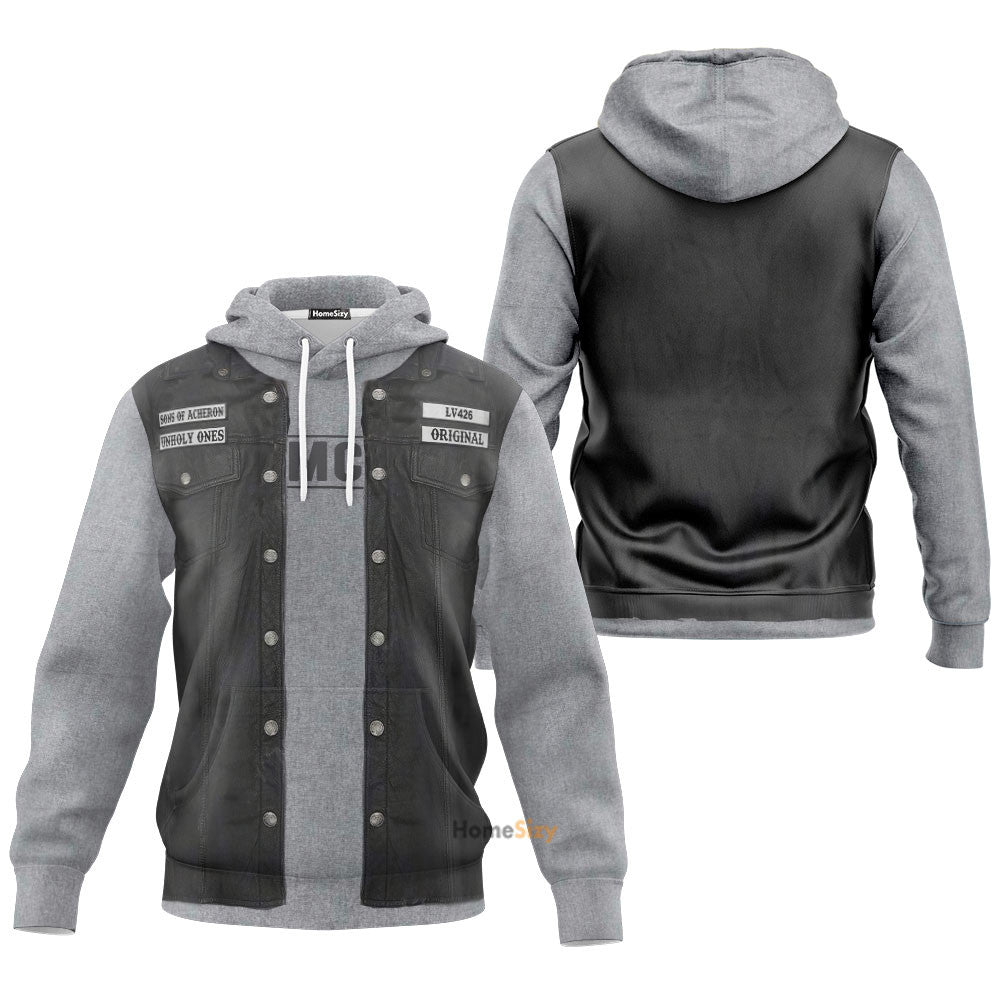 Qt204315Lb Custom Cosplay Costume Sons Of Acheron Hoodie 3D - Image 3