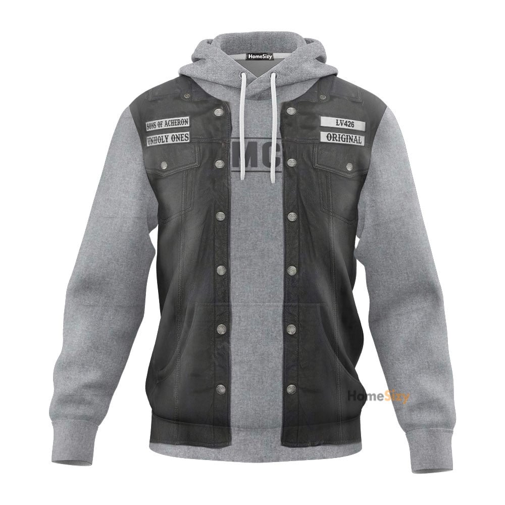 Qt204315Lb Custom Cosplay Costume Sons Of Acheron Hoodie 3D