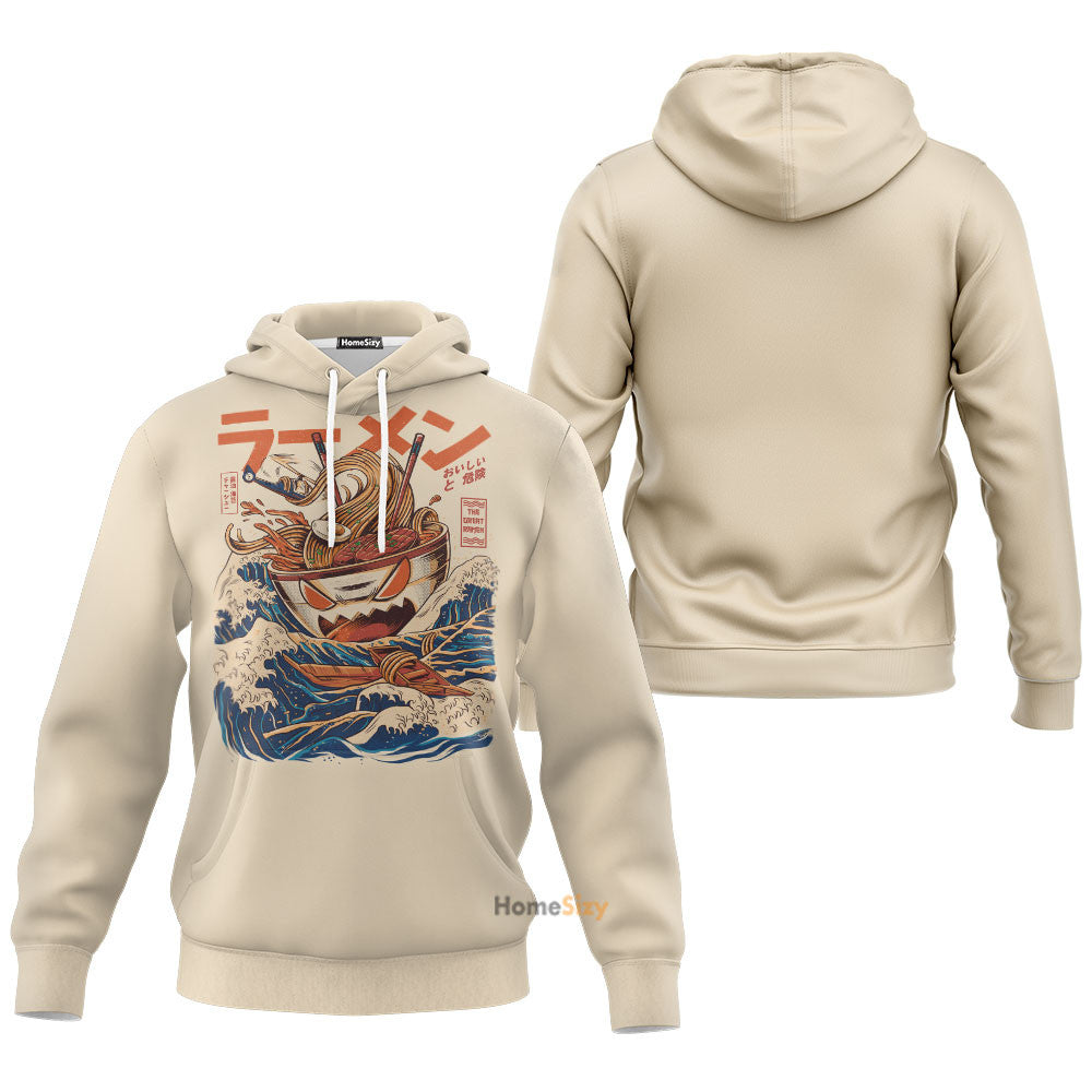 The Great Ramen Custom Hoodie Qt208313Hf - Image 3