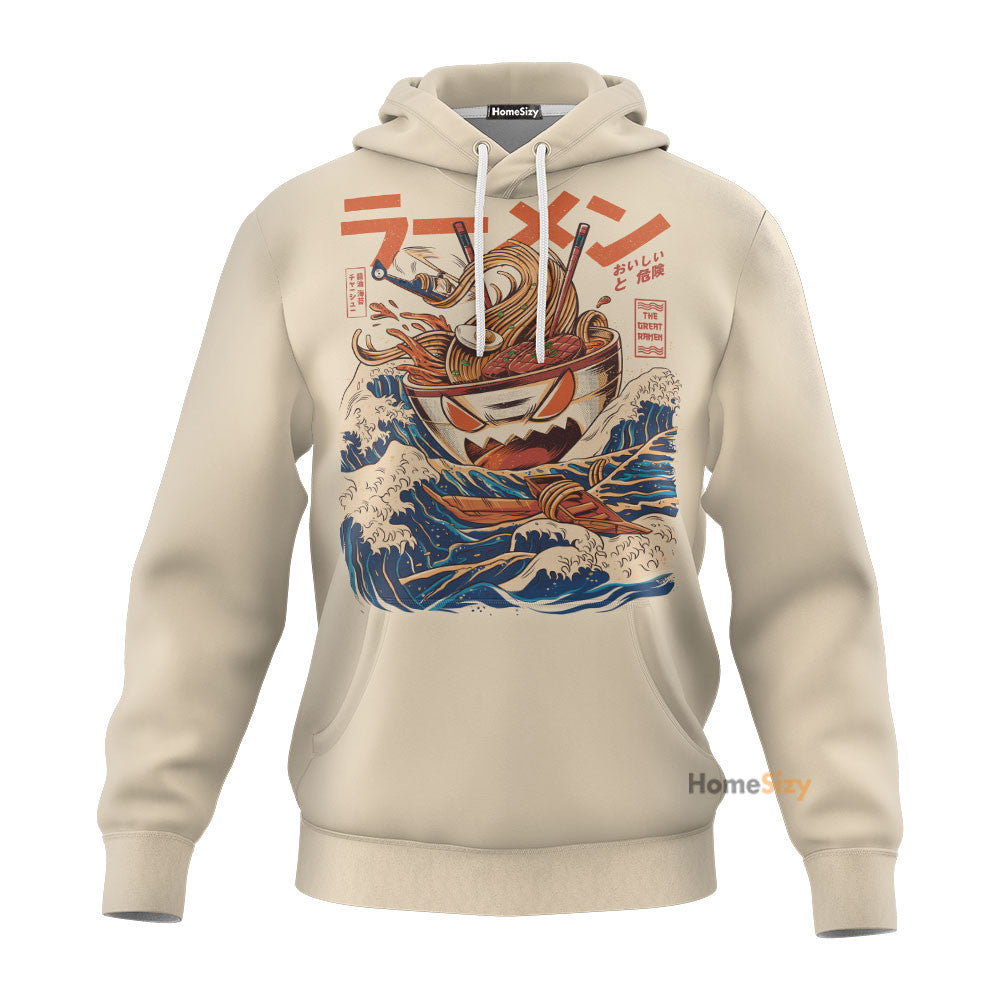 The Great Ramen Custom Hoodie Qt208313Hf