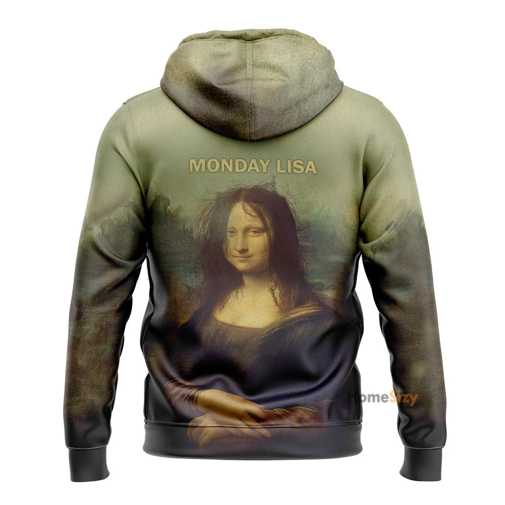 Mona Lisa Custom Hoodie Qt205090Hf - Image 2