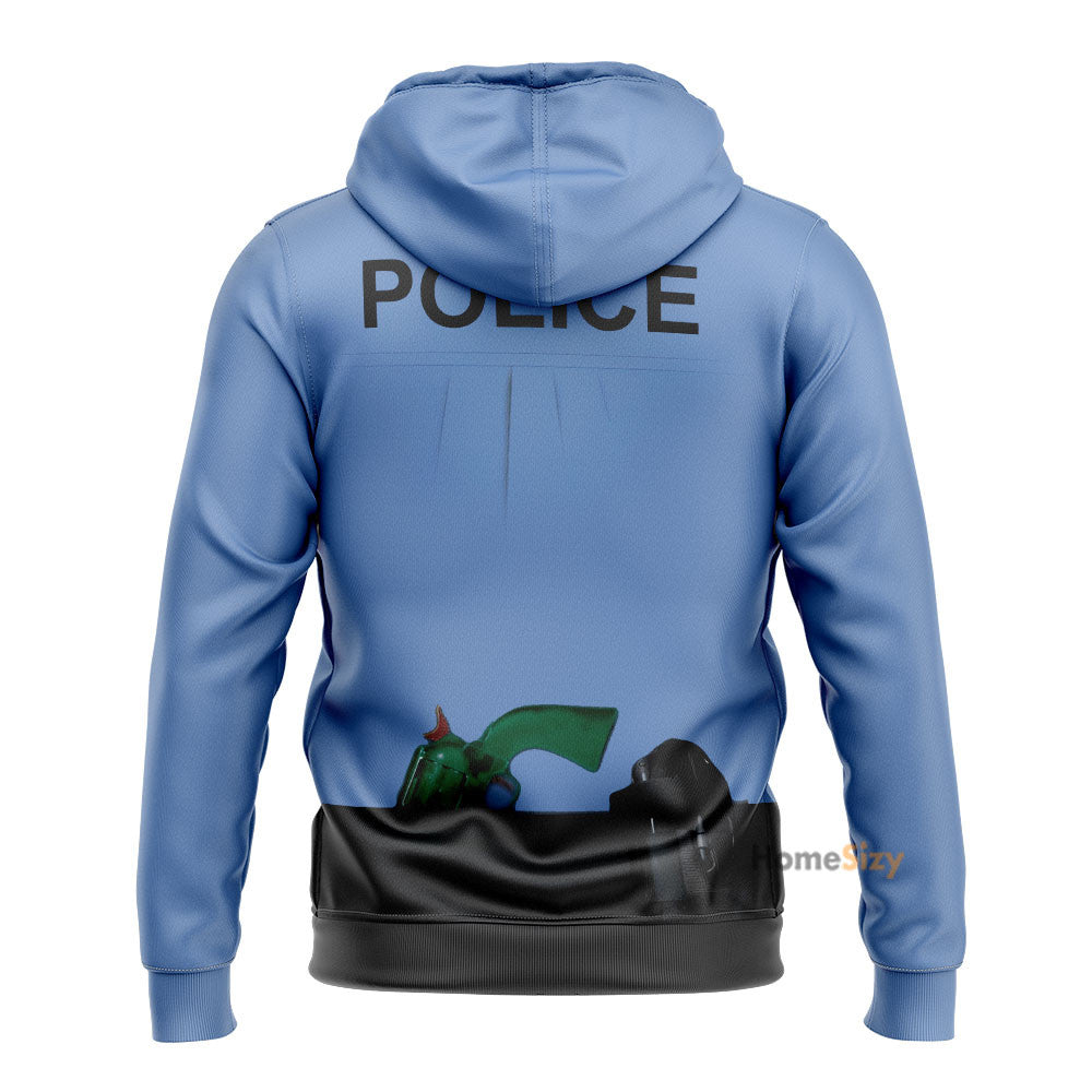 Police Custom Cosplay Costume T-Shirt - Hoodies Qt208657Hf - Image 2