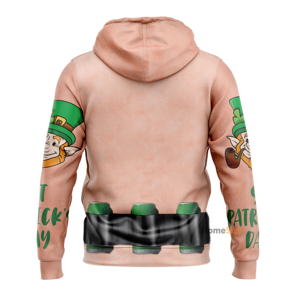 St. Patrick'S Day Men Funny Ugly Custom Cosplay Costume Tshirts Hoodies - Image 2
