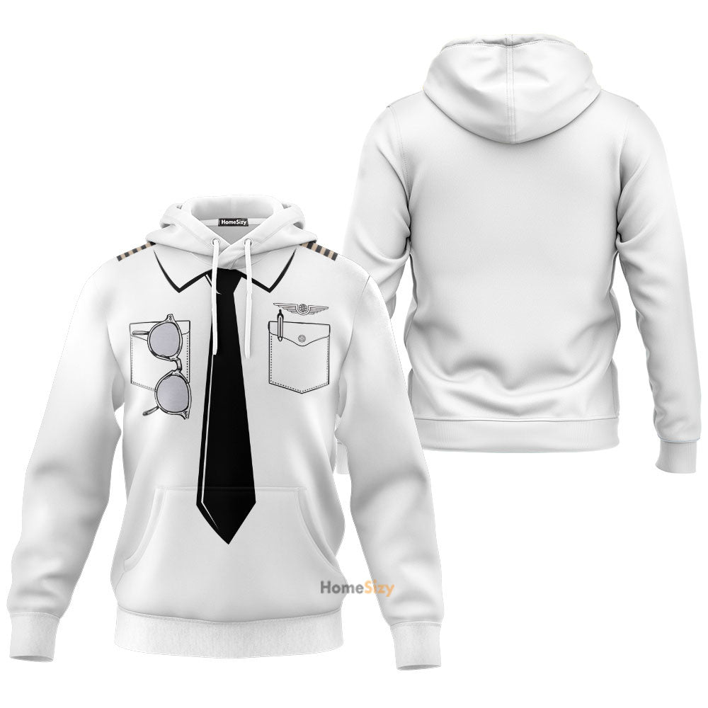 Uniform Of Pilot T-Shirt - Custom Cosplay Costume Hoodie Qt210658Hf - Image 3