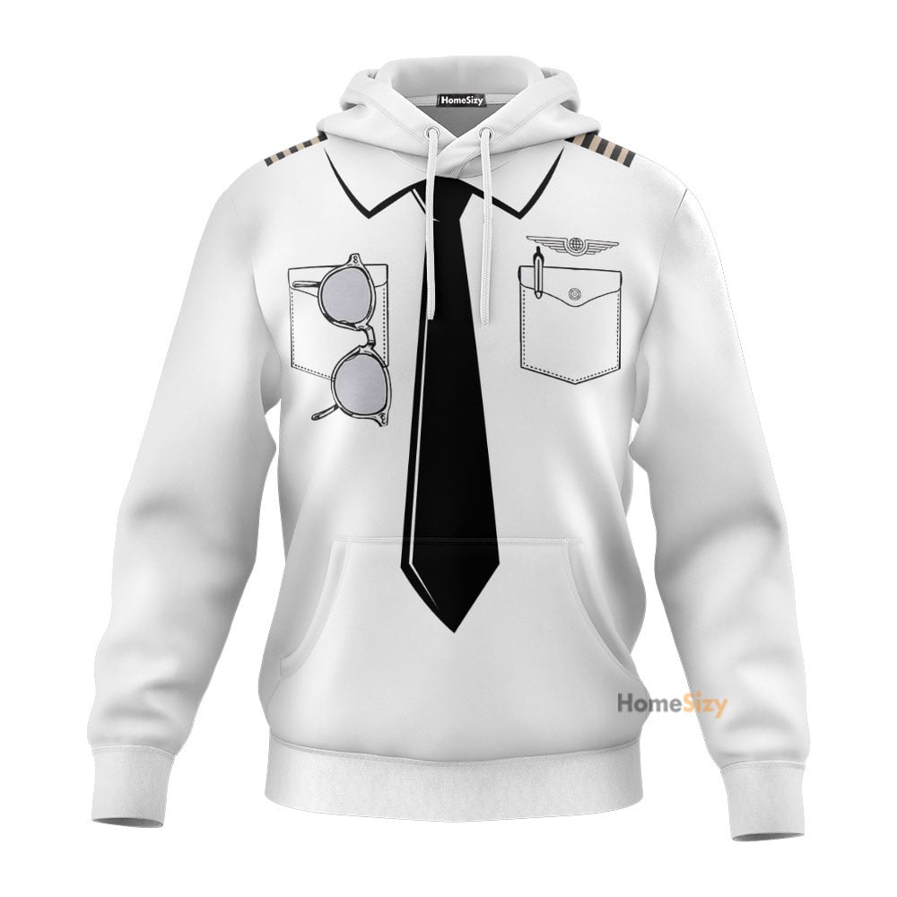 Uniform Of Pilot T-Shirt - Custom Cosplay Costume Hoodie Qt210658Hf