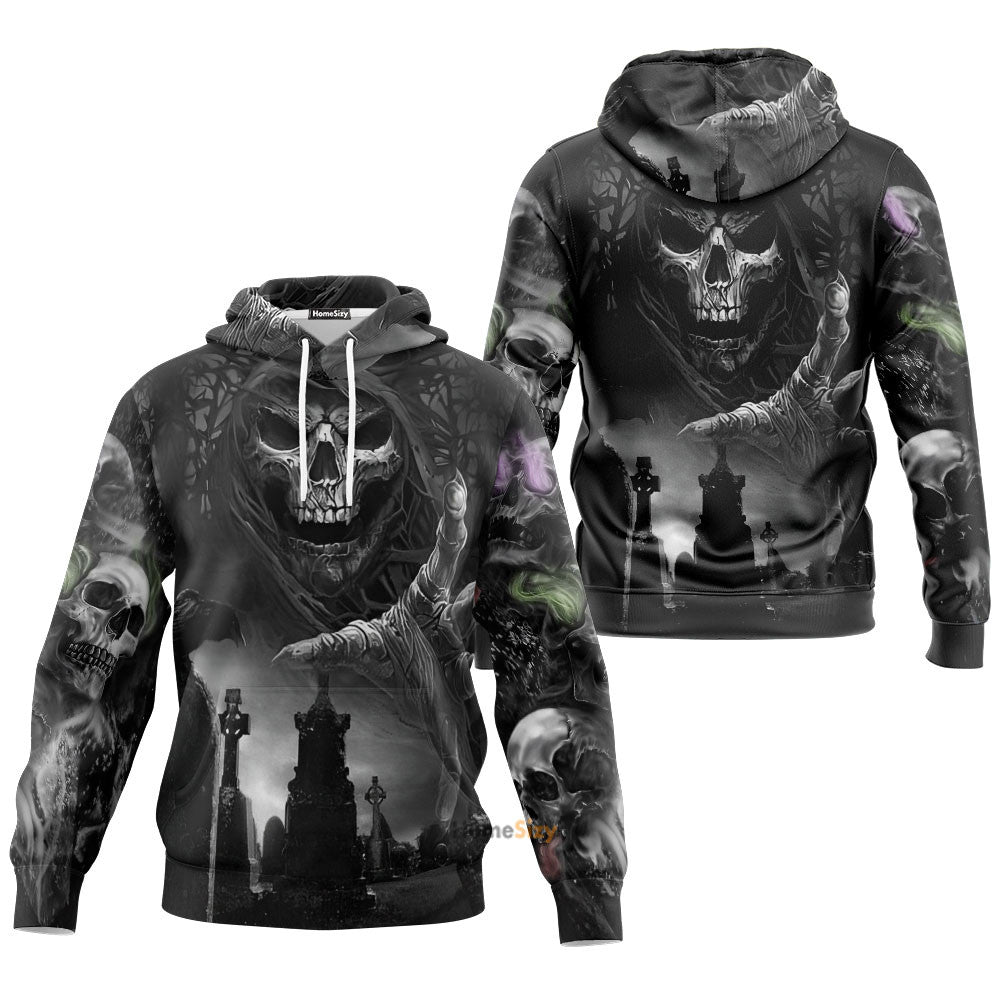 Soul Searcher Reaper Skull 3D Printed Hoodie Qt212425Hf - Image 3