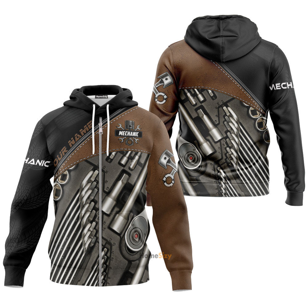 Personalized Custom Name Mechanic Hoodie Tn Da11122103 Qt212050Hf - Image 2