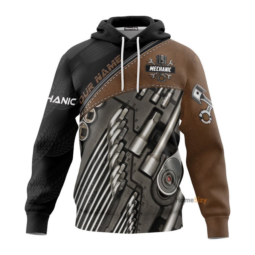 Personalized Custom Name Mechanic Hoodie Tn Da11122103 Qt212050Hf