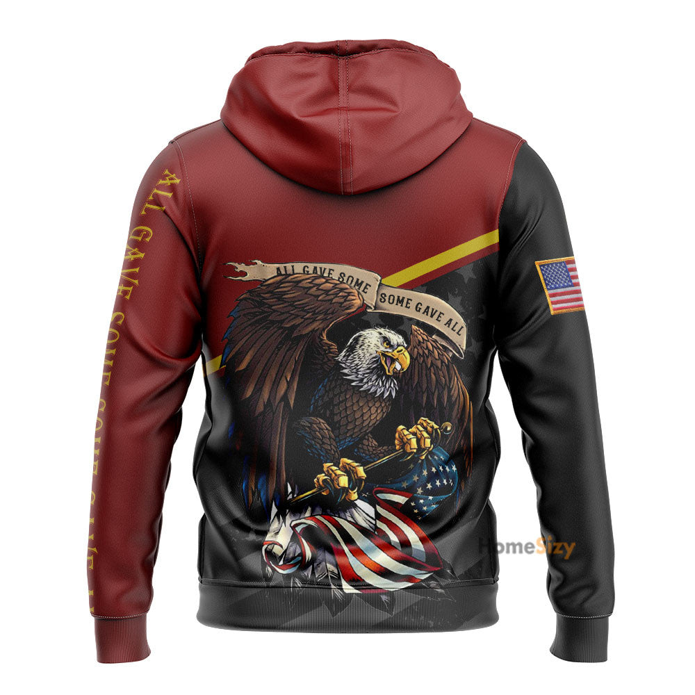 Premium Unique Us Marines Veteran All Over Hoodie Qt211241 - Image 2