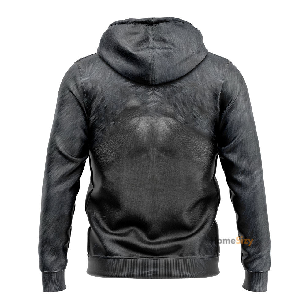 King Kong Custom Cosplay Costume Hoodie Sweatshirt Tshirt Shorts - Image 2