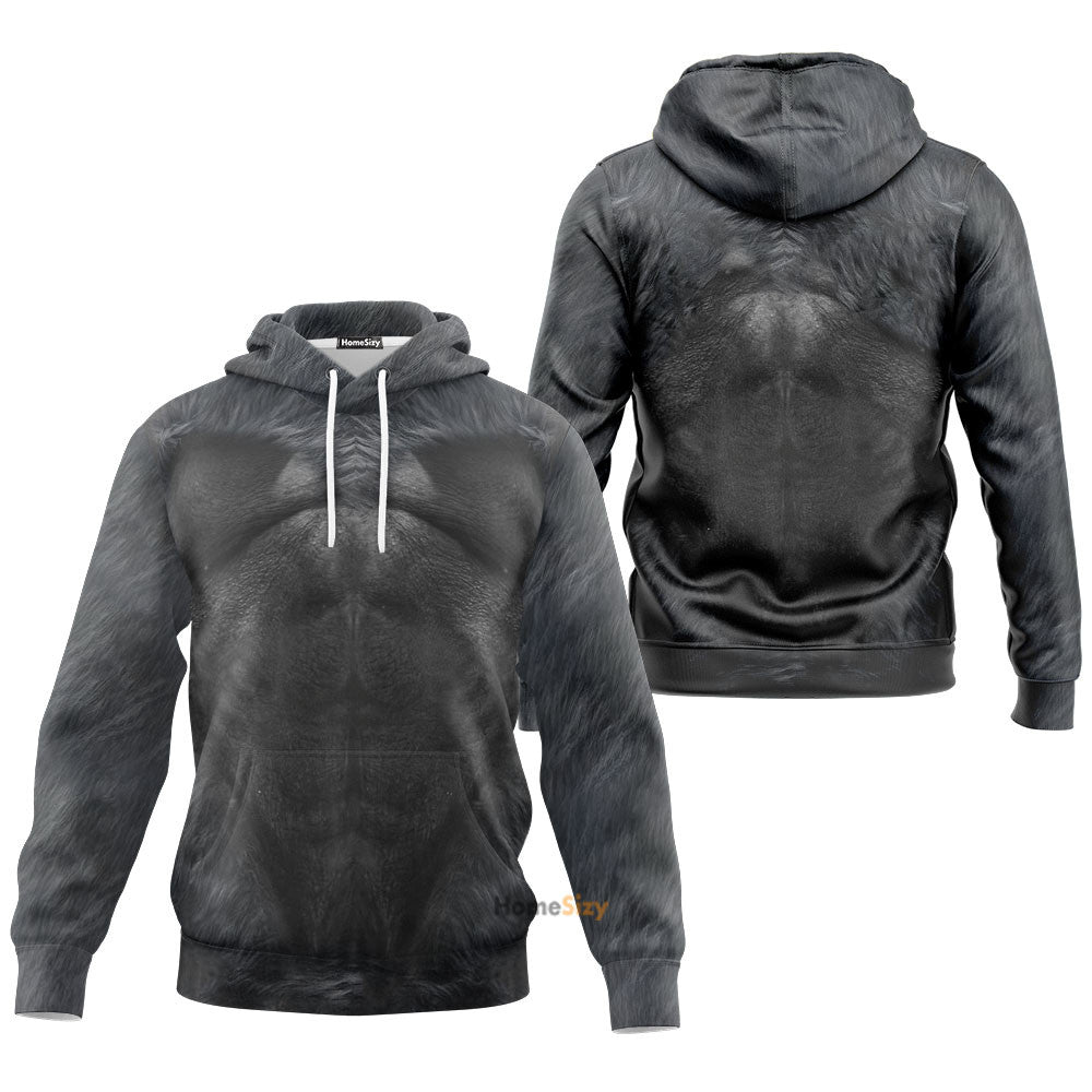 King Kong Custom Cosplay Costume Hoodie Sweatshirt Tshirt Shorts - Image 3