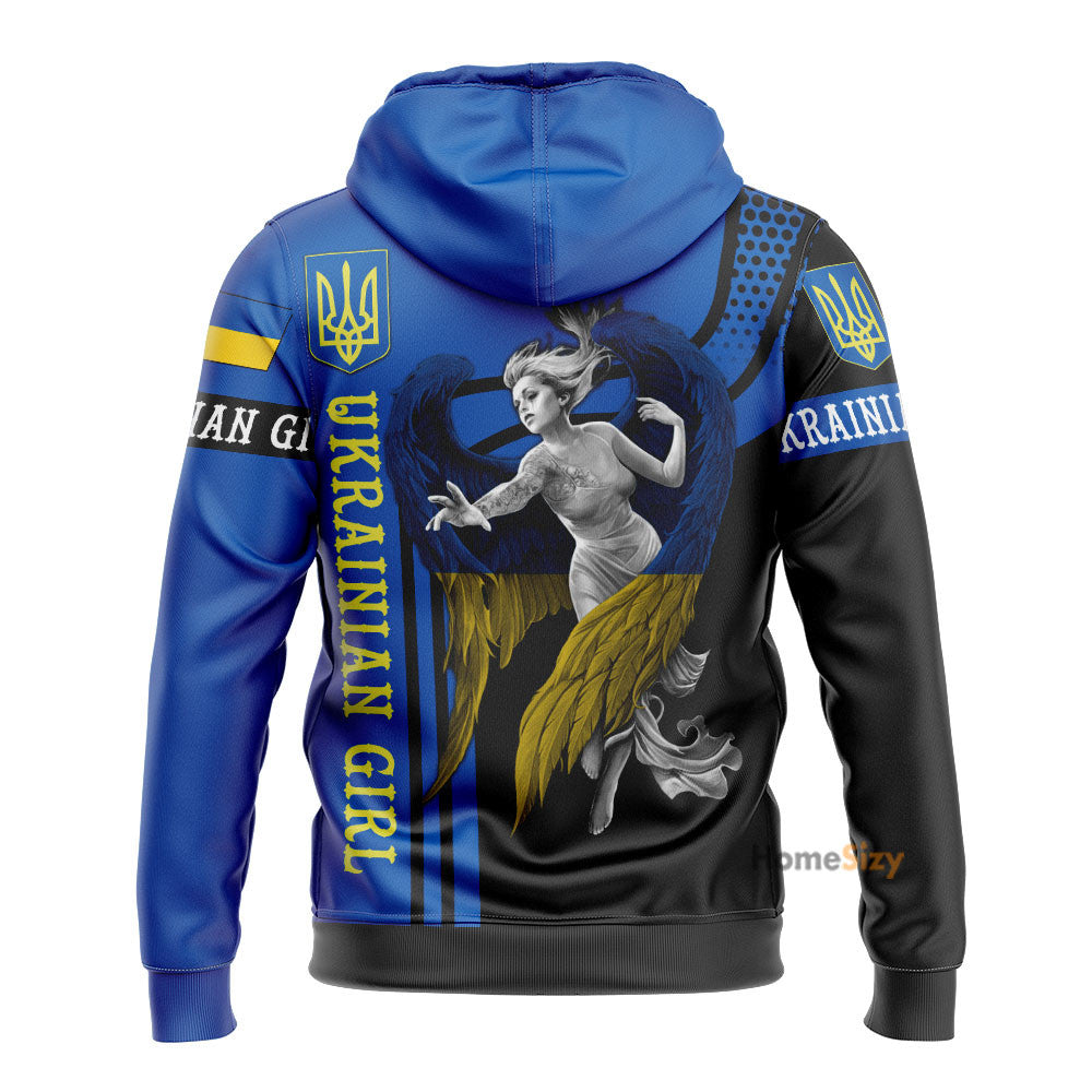 Ukrainian Girl Hoodie 2022 Support For Ukraine Hoodie Men Qt6011501 - Image 2