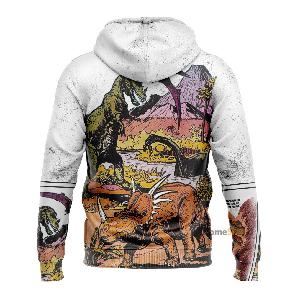 Jurrasic Jesus - Custom 3D Hoodie Qt302177 - Image 2