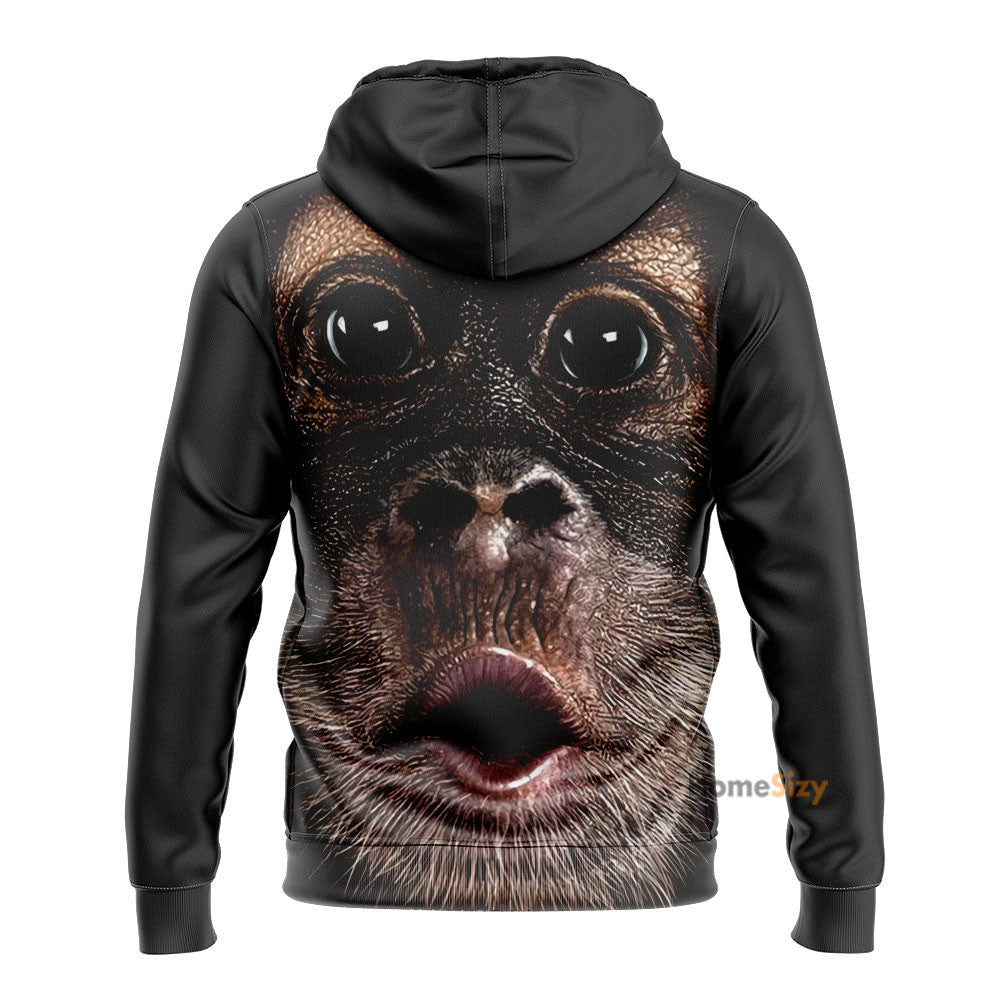 Monkey Custom Cosplay Costume Tshirt Zip Hoodie Sweatshirt Qt209397Hc - Image 2