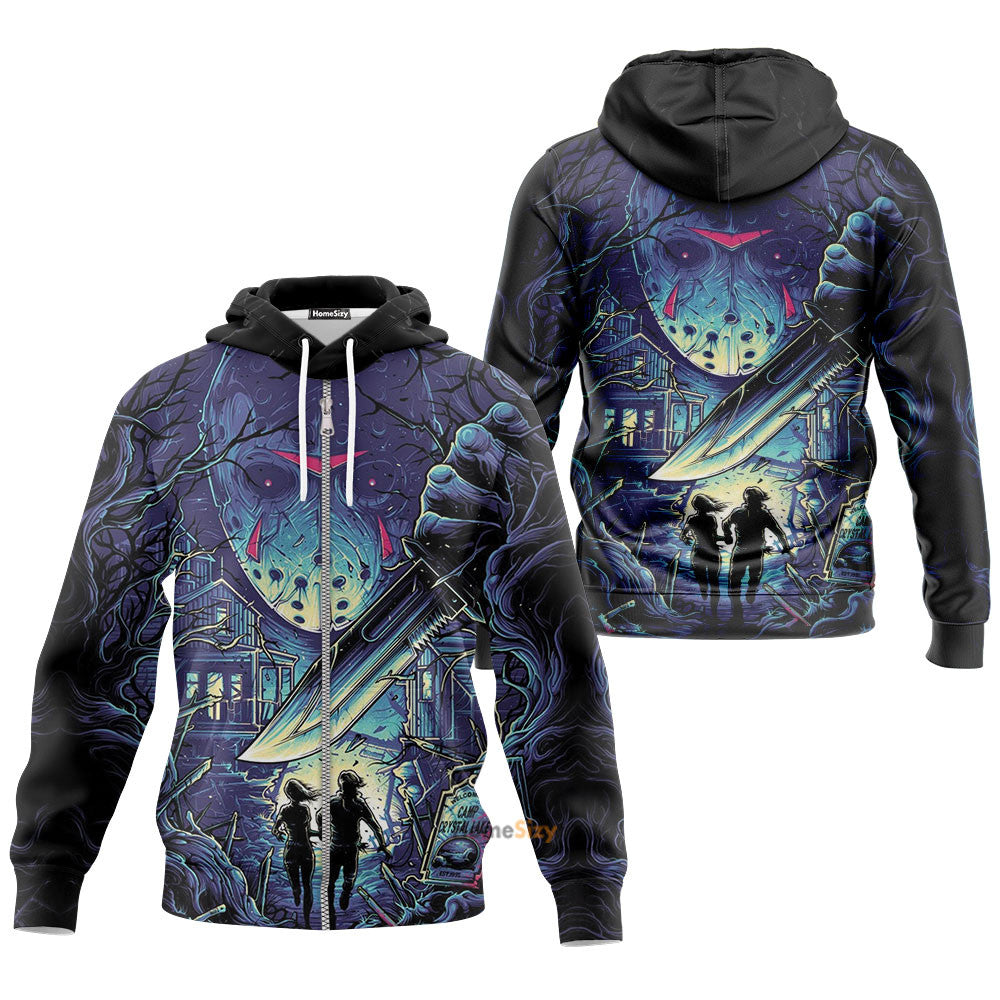 Jason Voorhees - Custom 3D Hoodie Qt212471 - Image 2