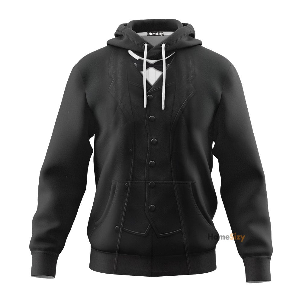 Thomas Edison Custom Cosplay Costumetshirt Zip Hoodie Long Sleeve Qt302181Hf