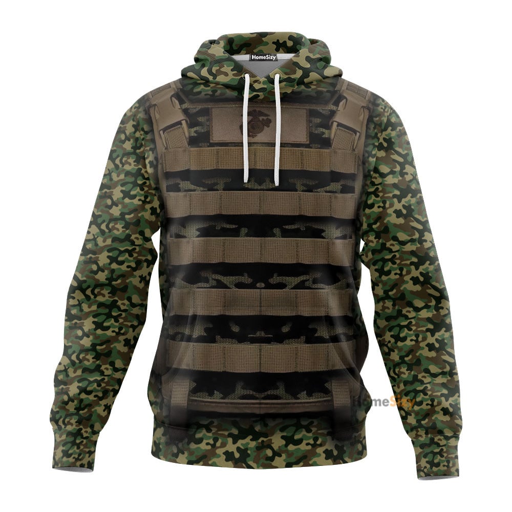 Military Uniform Custom Cosplay Costume Tshirt Zip Hoodie Sweatshirt Qt210460Hf