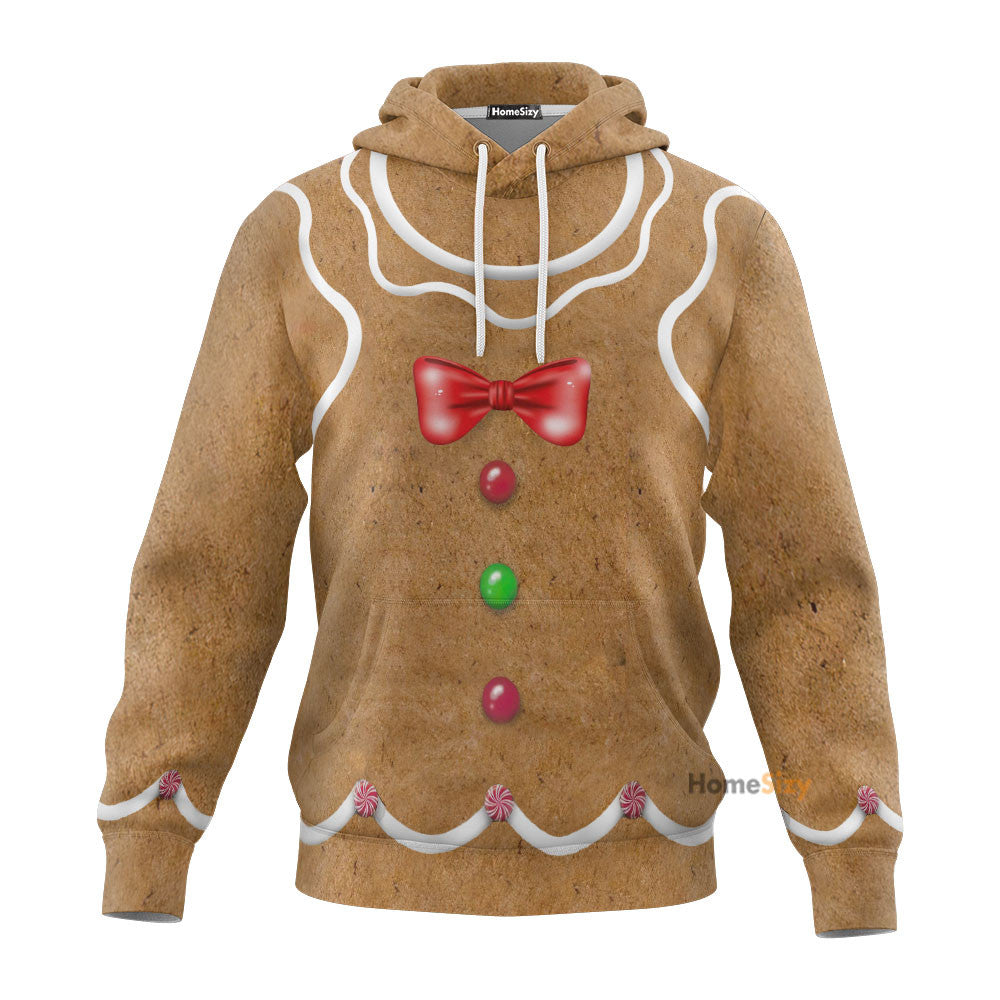 Gingerbread Christmas - Cosplay Costume 3D Hoodie Qt204218