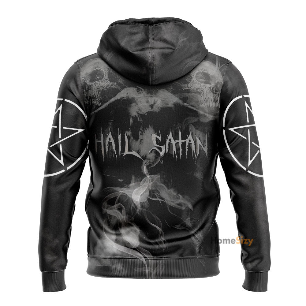 Satanic Not Today Jesus Custom Hoodie Qt210147Hf - Image 2