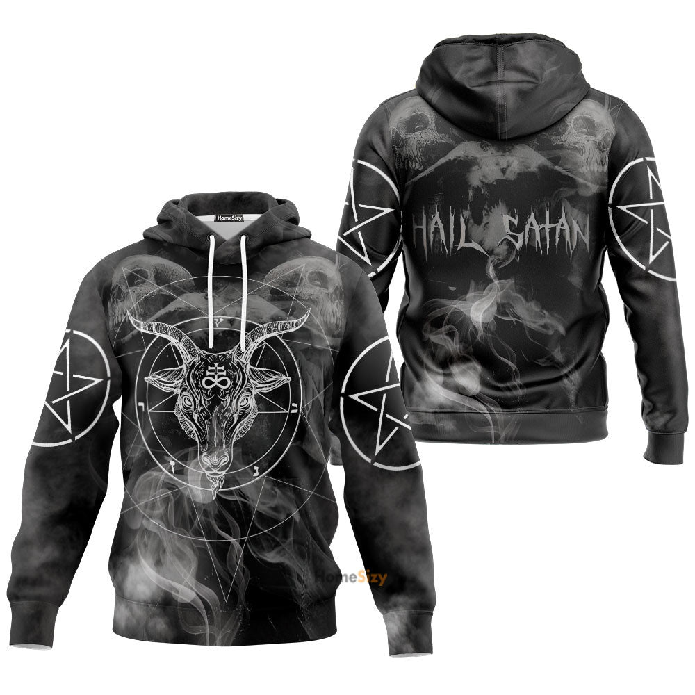Satanic Not Today Jesus Custom Hoodie Qt210147Hf - Image 3