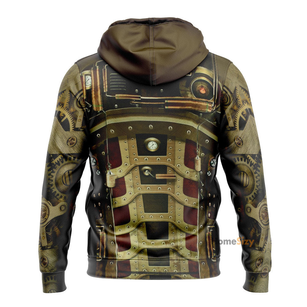 Steampunk - Cosplay Costume 3D Hoodie Tshirt Sweatshirt Qt309581 - Image 2