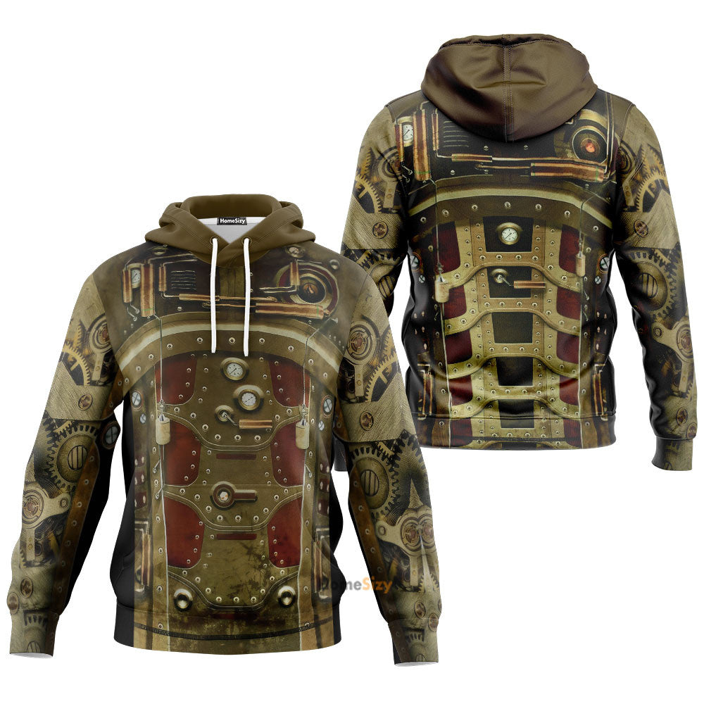 Steampunk - Cosplay Costume 3D Hoodie Tshirt Sweatshirt Qt309581 - Image 3