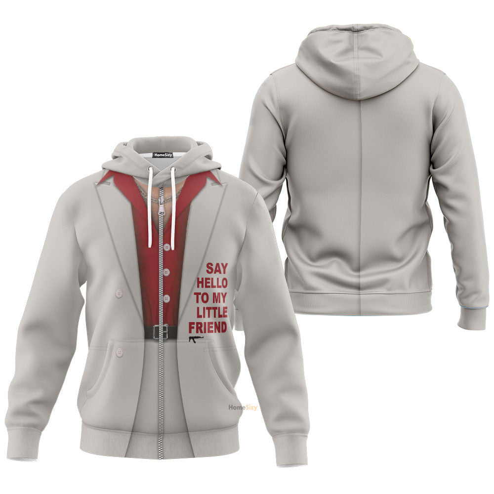 Tony Montana - Cosplay Costume 3D Tshirt Hoodie Qt309699 - Image 2