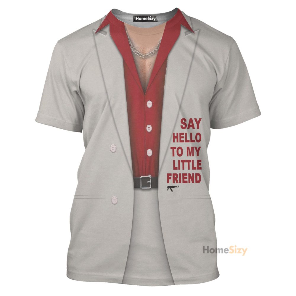 Tony Montana - Cosplay Costume 3D Tshirt Hoodie Qt309699 - Image 3