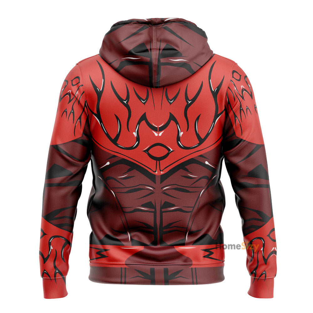 Kamen Rider Den-O Momotaros - Cosplay Costume 3D Hoodie Qt312054 - Image 2