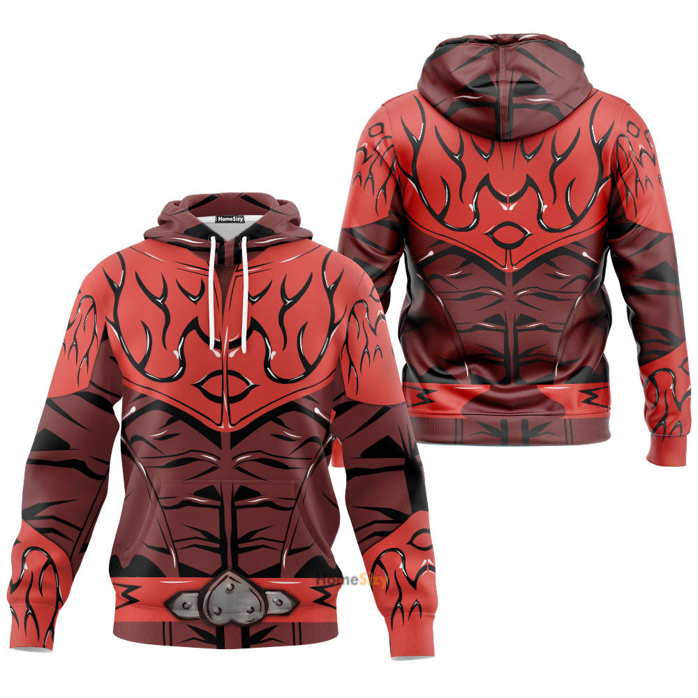 Kamen Rider Den-O Momotaros - Cosplay Costume 3D Hoodie Qt312054 - Image 3