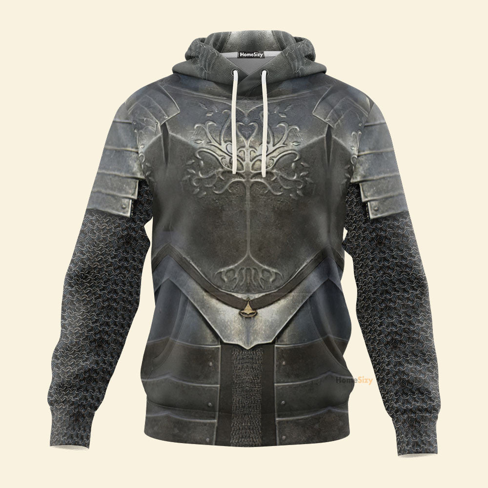 Knight Medieval Armor Zip Hoodie Qt206222Tf - Image 2