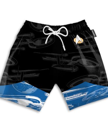 Satr The Next Generation Blue Cosplay Costume - Beach Shorts