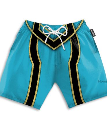 Power Rangers Mystic Force Blue Funny Cosplay Costume - Beach Shorts