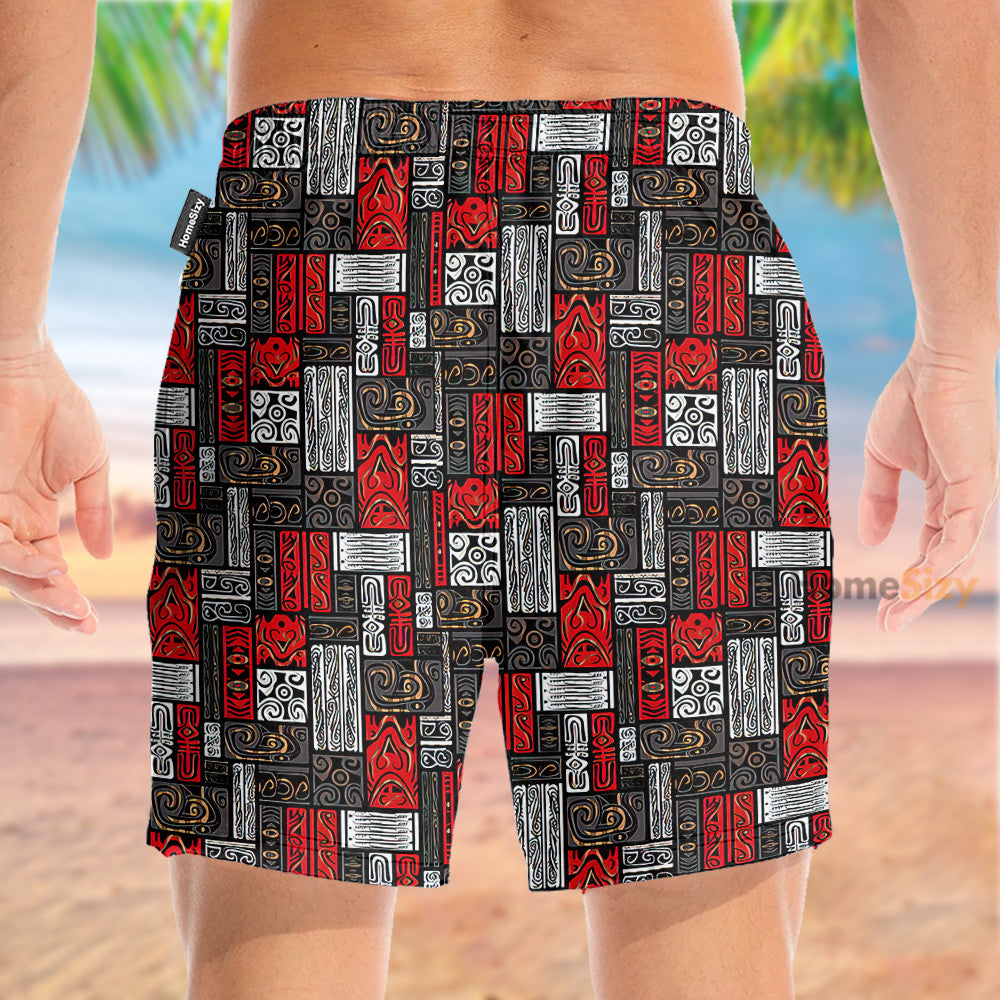 Back To The Future Movie Biff Tannen Cosplay Costume - Beach Shorts - Image 3