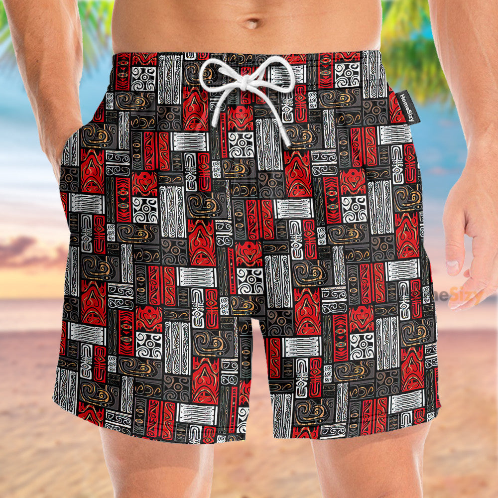 Back To The Future Movie Biff Tannen Cosplay Costume - Beach Shorts - Image 2