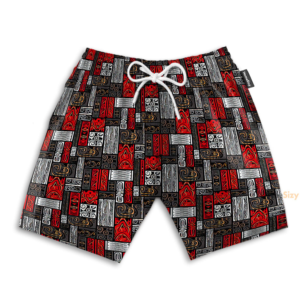 Back To The Future Movie Biff Tannen Cosplay Costume - Beach Shorts