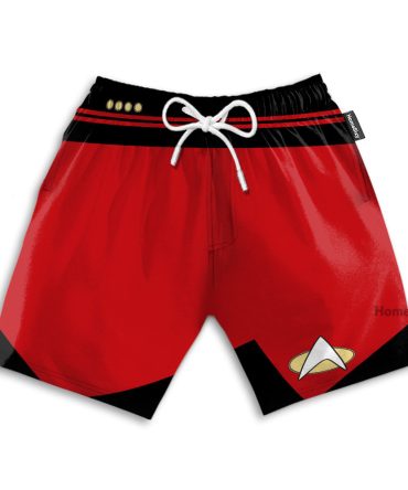 Satr Movie Red Cosplay Costume - Beach Shorts