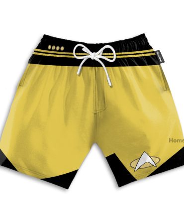 Satr Movie Yellow Cosplay Costume - Beach Shorts