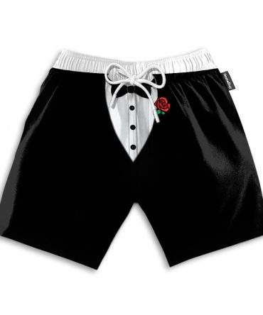Tuxedo Funny Cosplay Costume - Beach Shorts