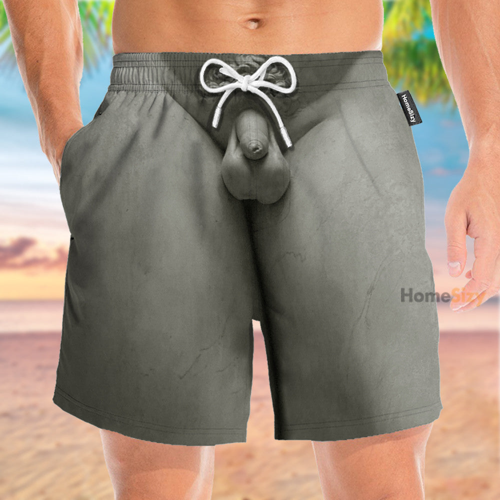 David Michelangelo Funny Cosplay Costume - Beach Shorts - Image 2