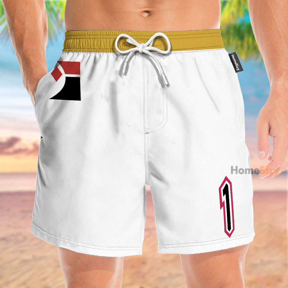 Pokemon Number 1 Cosplay Costume - Beach Shorts - Image 2