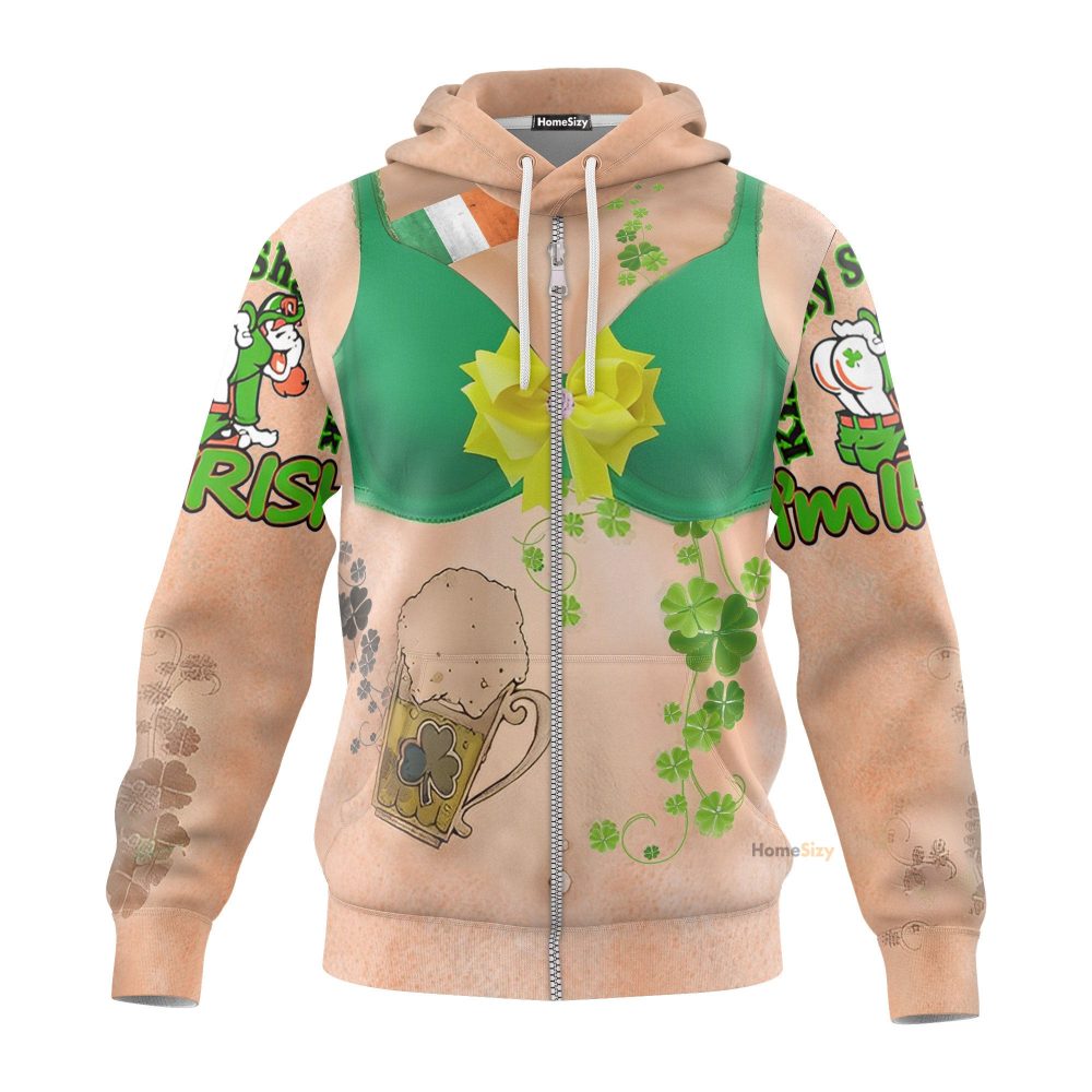 St. Patrick'S Day Women Funny Ugly Custom Cosplay Costume T-Shirts Hoodie - Image 2