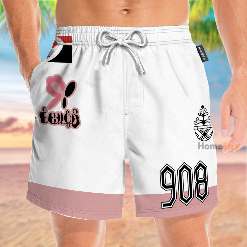 Pokemon Bede Cosplay Costume - Beach Shorts - Image 2