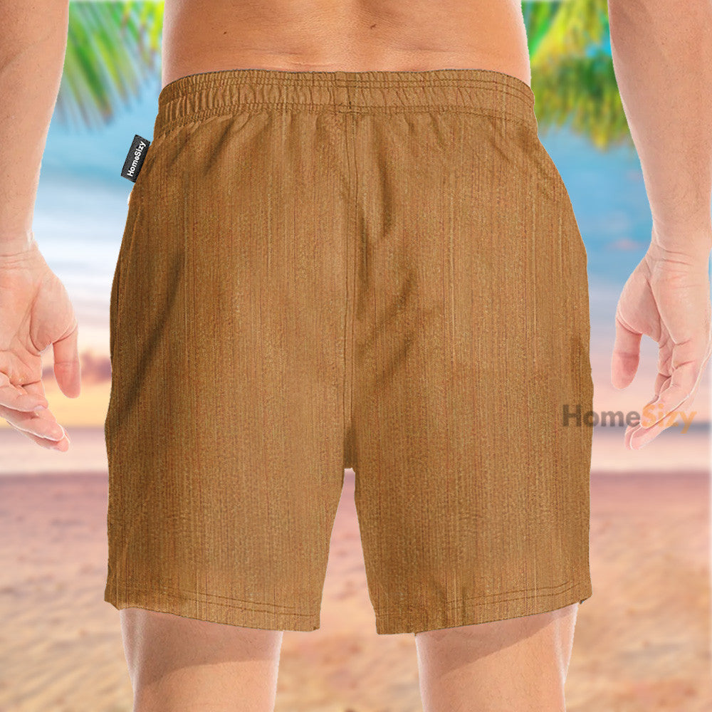 Acoustic Guitar Funny Cosplay Costume - Beach Shorts - Image 3