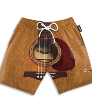 Acoustic Guitar Funny Cosplay Costume - Beach Shorts