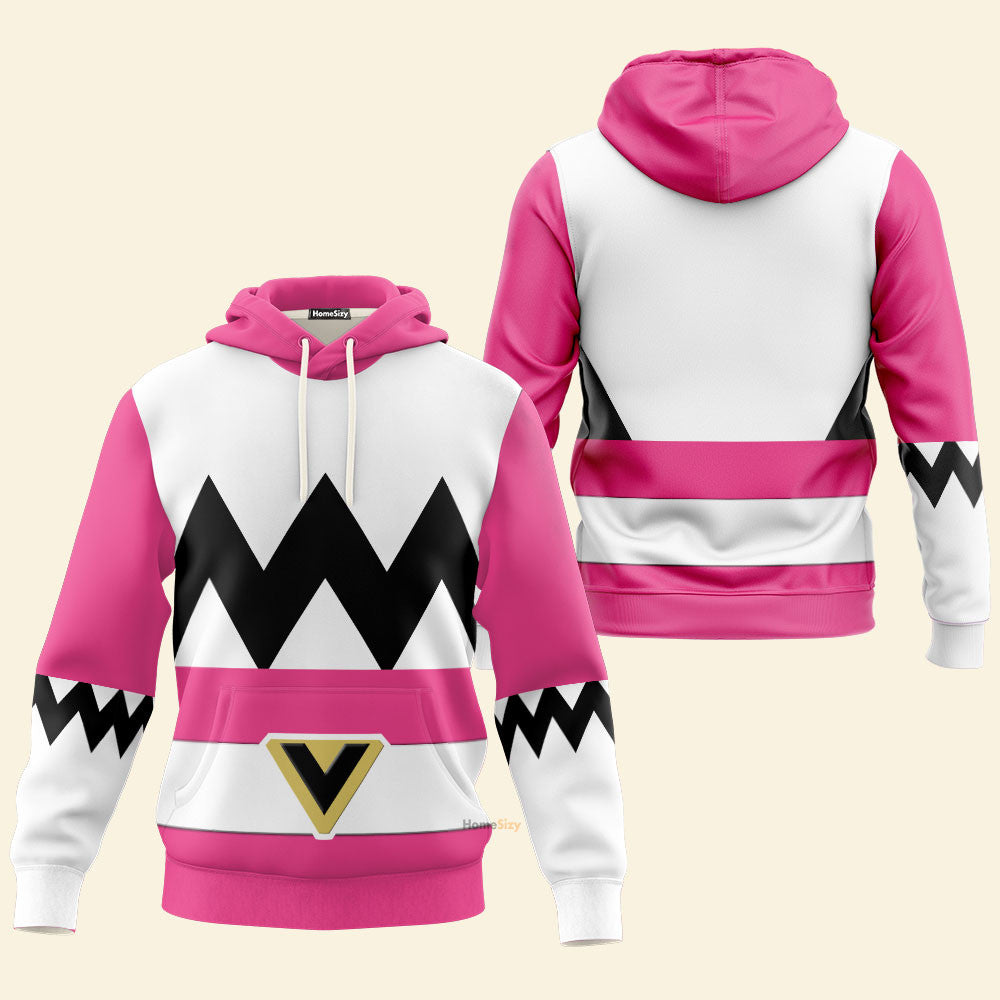 Pink Power Rangers Lost Galaxy Cosplay Costume - Hoodie - Image 2